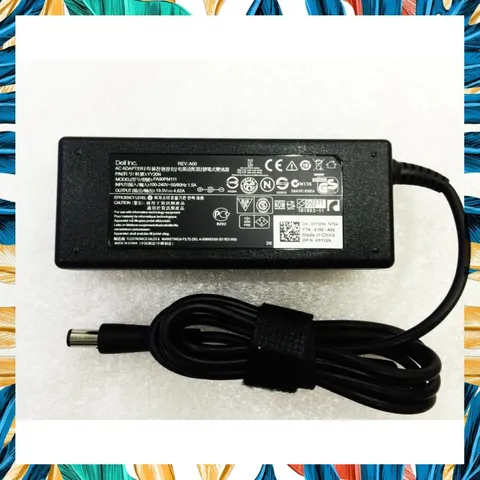 Sạc laptop dell 19.5v 3.34a/4.62a chân tròn to có kim ở giữa - tặng kèm dây nguồn xịn PHỤ KIỆN LAPTOP