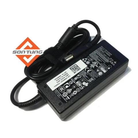 Sạc laptop dell 19.5v 3.34a/4.62a chân tròn to có kim ở giữa - tặng kèm dây nguồn xịn PHỤ KIỆN LAPTOP