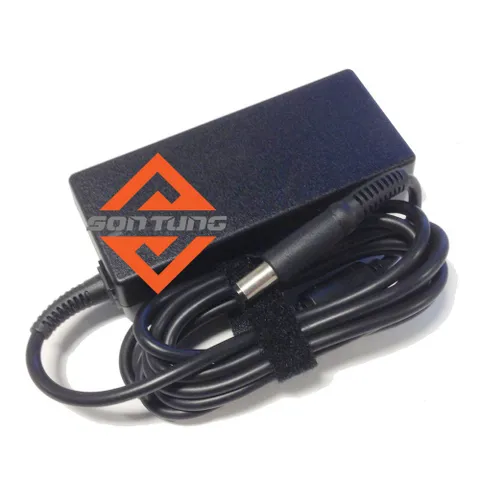 Sạc laptop dell 19.5v 3.34a/4.62a chân tròn to có kim ở giữa - tặng kèm dây nguồn xịn PHỤ KIỆN LAPTOP