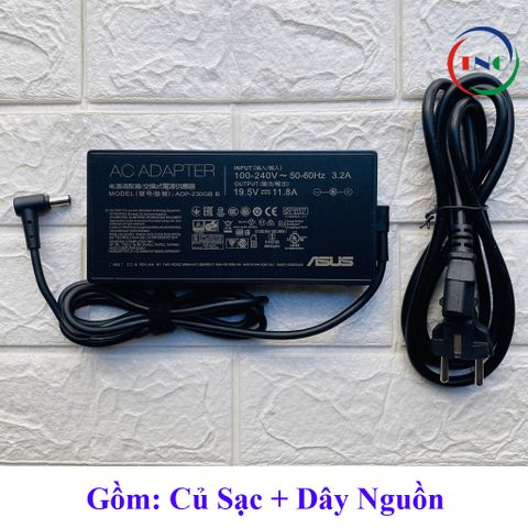 Sạc Laptop Asus 230W 19.5V - 11.8A Chân Kim To 6.0mm cho GL502, GL503, TUF, ROG, Zephyrus G15 - Phụ Kiện Chất Lượng cao