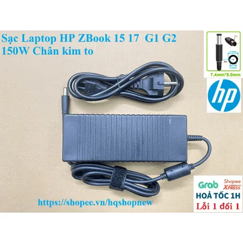 Sạc Laptop HP ZBook 15 17  G1 G2 150W Chân kim to PHỤ KIỆN LAPTOP