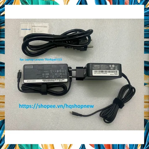 [Sạc zin] Sạc Laptop Lenovo Thinkpad E15 20V - 3.25A - 65W Chân Type C PHỤ KIỆN LAPTOP