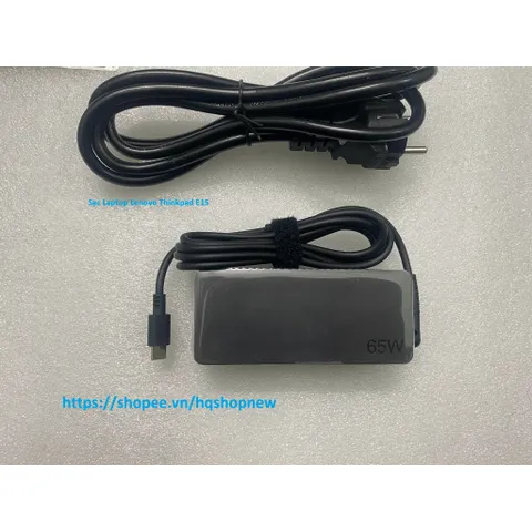 [Sạc zin] Sạc Laptop Lenovo Thinkpad E15 20V - 3.25A - 65W Chân Type C PHỤ KIỆN LAPTOP