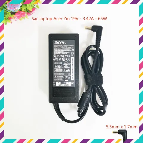 🔝 Sạc laptop Acer Zin 19v - 3.42a - 65w Adapter Acer chính hãng