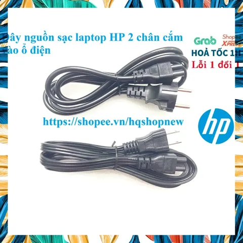 [Dây Xịn] Dây nguồn sạc laptop HP 2 chân cắm vào ổ điện PHỤ KIỆN LAPTOP