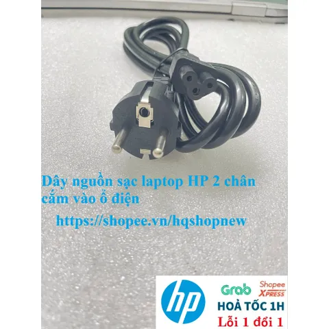 [Dây Xịn] Dây nguồn sạc laptop HP 2 chân cắm vào ổ điện PHỤ KIỆN LAPTOP