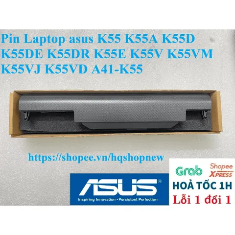 Pin Laptop Asus K55 K55A K55D K55DE K55DR K55E K55V K55VM K55VJ K55VD A41-K55 PHỤ KIỆN LAPTOP