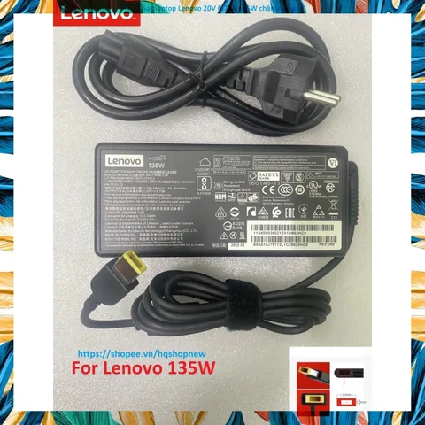 [Sạc zin] Sạc laptop Lenovo 20V 6.75A 135W chân vuông PHỤ KIỆN LAPTOP
