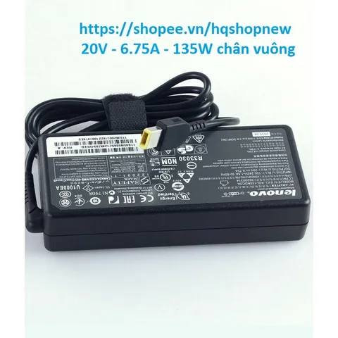 [Sạc zin] Sạc laptop Lenovo 20V 6.75A 135W chân vuông PHỤ KIỆN LAPTOP