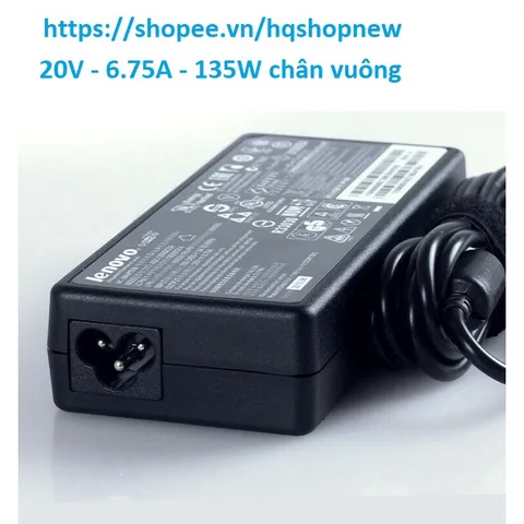 [Sạc zin] Sạc laptop Lenovo 20V 6.75A 135W chân vuông PHỤ KIỆN LAPTOP