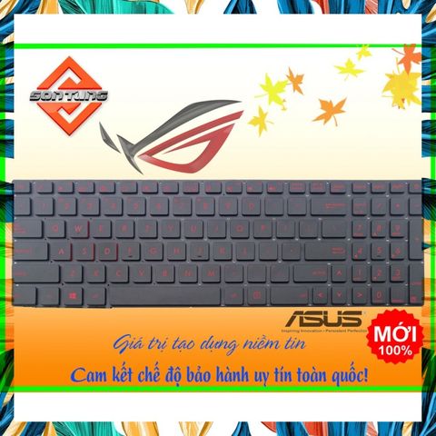 Bàn Phím Laptop Asus ROG GL552 GL552JX GL552VW GL552VX - Thay Thế Chuẩn US Layout, Bảo Hành 6 Tháng, Độ Nhạy Cao