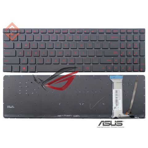 Bàn Phím Laptop Asus ROG GL552 GL552JX GL552VW GL552VX - Thay Thế Chuẩn US Layout, Bảo Hành 6 Tháng, Độ Nhạy Cao