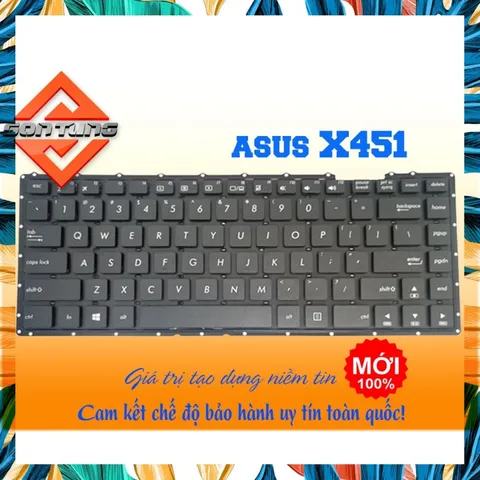 BÀN PHÍM LAPTOP ASUS X451 X454 X453 F451 L455L F454L X455C K455 F455 HÀNG NHẬP KHẨU PHỤ KIỆN LAPTOP