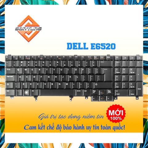 Bàn Phím Laptop Dell Latitude E6520 E6530 E5520 E5530 - Hàng Nhập Khẩu, Độ Nhạy Cao, Bảo Hành 09 Tháng