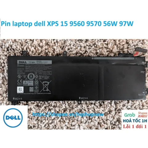 Pin laptop dell XPS 15 9560 9570 56W 97W PHỤ KIỆN LAPTOP