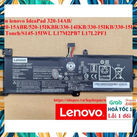 Pin laptop Lenovo IdeaPad 320-14AB/320-15ABR/520-15IKBR/330-14IKB/L17M2PB7 - Pin mới 100% - Bảo hành nhanh chóng và chất lượng cao