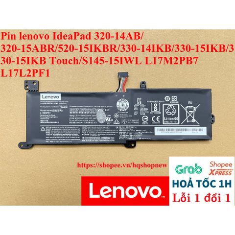Pin laptop Lenovo IdeaPad 320-14AB/320-15ABR/520-15IKBR/330-14IKB/L17M2PB7 - Pin mới 100% - Bảo hành nhanh chóng và chất lượng cao