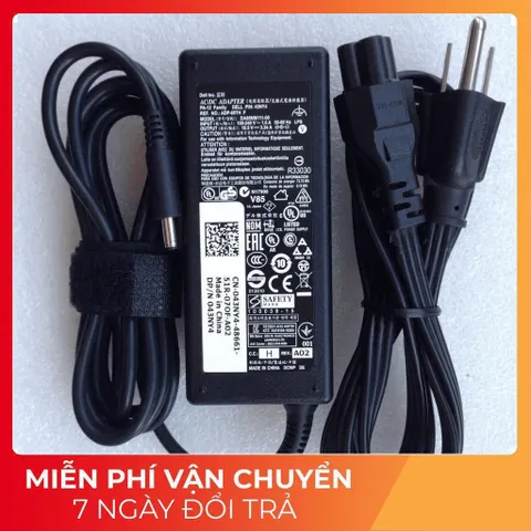 [Sạc zin] Sạc Laptop Dell Inspiron 5593 5593A 19.5V - 2.31A - 3.34A - 45W - 65W Chân kim nhỏ 4.5 x 3.0 mm PHỤ KIỆN LAPTO