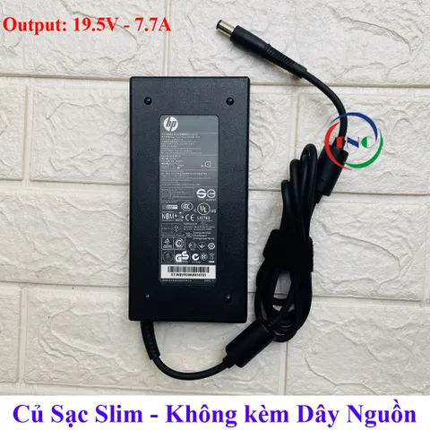 Sạc Laptop HP 150w 19.5V 7.7A 19V 7.89A / 19.5V 7.69A 8570w 8560w 8540w Hàng ZIN (Adapter HP 150w) PHỤ KIỆN LAPTOP