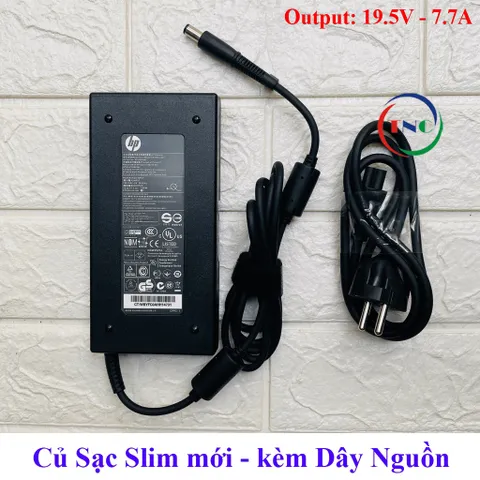 Sạc Laptop HP 150w 19.5V 7.7A 19V 7.89A / 19.5V 7.69A 8570w 8560w 8540w Hàng ZIN (Adapter HP 150w) PHỤ KIỆN LAPTOP