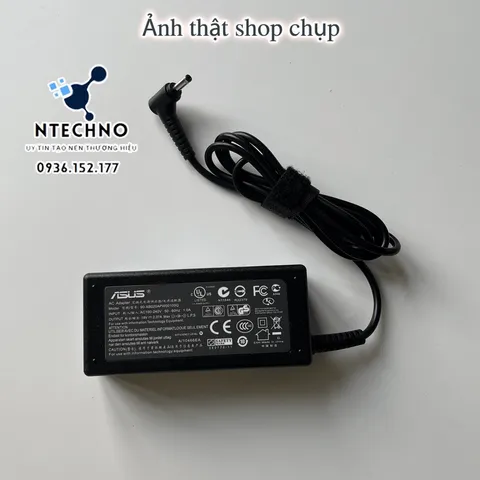 🔝 Sạc Laptop Asus 19v-3.42a/2.37a/1.75a - Sạc Asus chân to/chân nhỏ- Củ Vuông/Hình chữ nhật - Loại tốt-Tặng kèm dây ngu