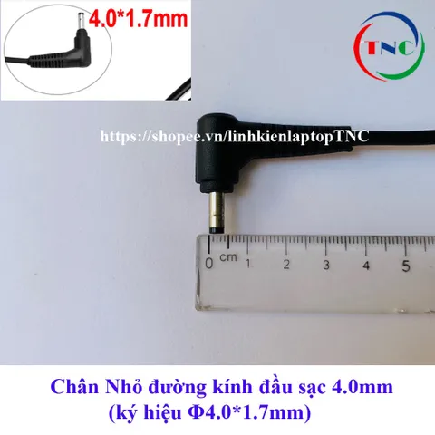 🔝 Sạc Laptop Lenovo 20V 2.25A chân nhỏ Φ4.0mm *1.7mm dành cho Laptop Lenovo IdeaPad