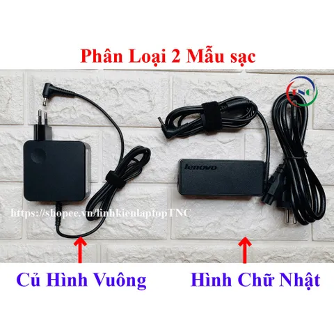 🔝 Sạc Laptop Lenovo 20V 2.25A chân nhỏ Φ4.0mm *1.7mm dành cho Laptop Lenovo IdeaPad