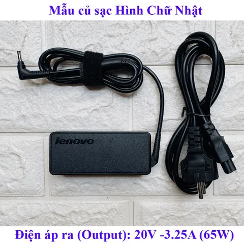 🔝 Sạc Laptop Lenovo 20V 2.25A chân nhỏ Φ4.0mm *1.7mm dành cho Laptop Lenovo IdeaPad