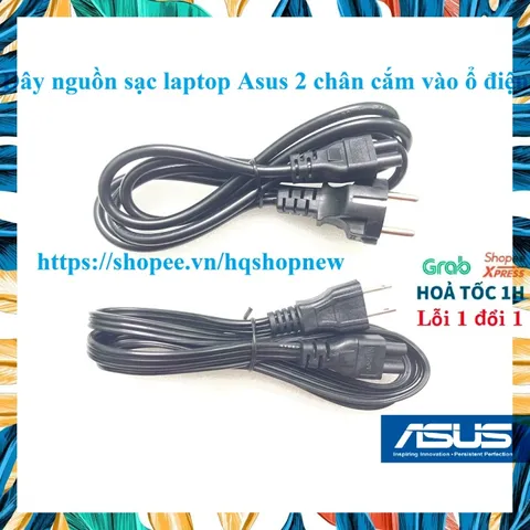 [Dây Xịn] Dây nguồn sạc laptop Asus 2 chân cắm vào ổ điện PHỤ KIỆN LAPTOP