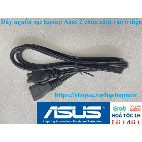 [Dây Xịn] Dây nguồn sạc laptop Asus 2 chân cắm vào ổ điện PHỤ KIỆN LAPTOP