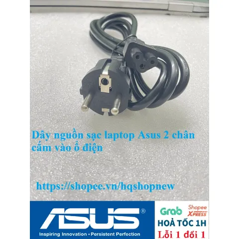 [Dây Xịn] Dây nguồn sạc laptop Asus 2 chân cắm vào ổ điện PHỤ KIỆN LAPTOP