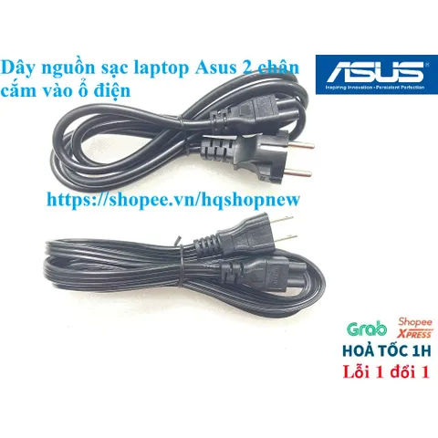 [Dây Xịn] Dây nguồn sạc laptop Asus 2 chân cắm vào ổ điện PHỤ KIỆN LAPTOP