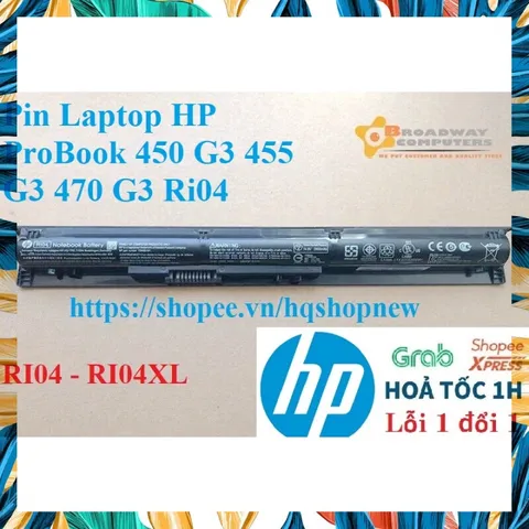 Pin Laptop HP ProBook 450 G3 455 G3 470 G3 Ri04 PHỤ KIỆN LAPTOP