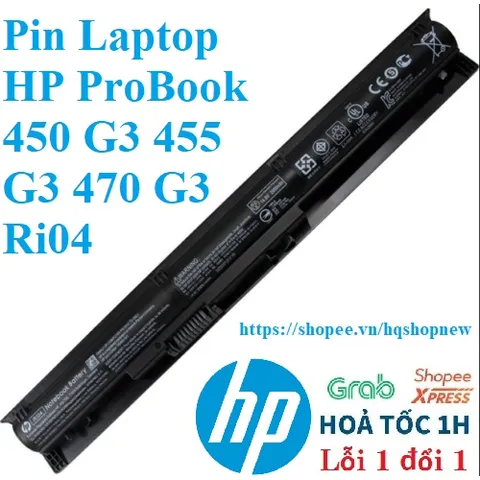 Pin Laptop HP ProBook 450 G3 455 G3 470 G3 Ri04 PHỤ KIỆN LAPTOP