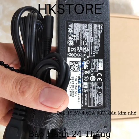 🔝 Sạc Laptop Dell 19.5V-4.62A 90W kim nhỏ Dell L321 5458 5558 5551 5555 5758 5759 5755 7437 7347 3147 3148  3558 9550 9