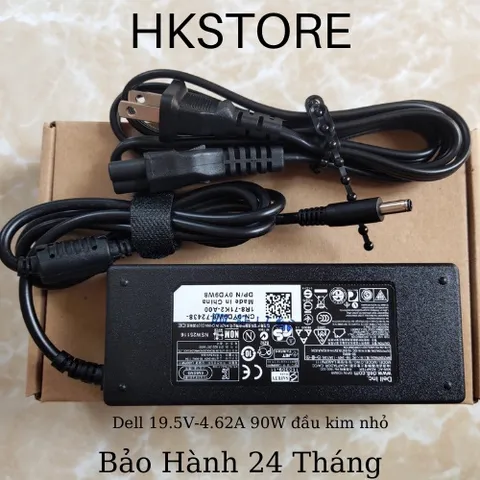 🔝 Sạc Laptop Dell 19.5V-4.62A 90W kim nhỏ Dell L321 5458 5558 5551 5555 5758 5759 5755 7437 7347 3147 3148  3558 9550 9