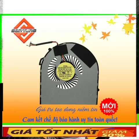 Quạt Tản Nhiệt CPU Thay Thế Cho ACER V5-471G V5-571G V5-531 V5-431 - Hàng Nhập Khẩu, Bảo Hành 3 Tháng