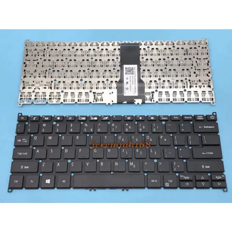 Bàn phím laptop Acer Swift 1 SF114-32 SF114-33 SF114-34 SF114-32 - Có nút nguồn trên phím- Chuẩn US PHỤ KIỆN LAPTOP