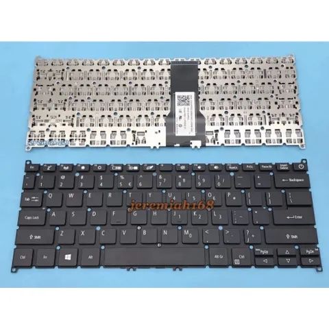 Bàn phím laptop Acer Swift 1 SF114-32 SF114-33 SF114-34 SF114-32 - Có nút nguồn trên phím- Chuẩn US PHỤ KIỆN LAPTOP