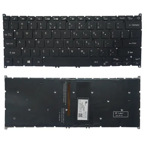 Bàn phím laptop Acer Swift 1 SF114-32 SF114-33 SF114-34 SF114-32 - Có nút nguồn trên phím- Chuẩn US PHỤ KIỆN LAPTOP