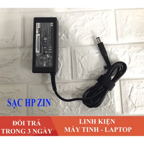🔝 Sạc Laptop HP Chân kim to 18.5V - 3.5A Kèm Dây Nguồn ( Adater HP 18.5V - 3.5A )