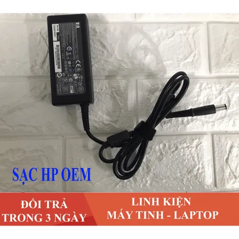 🔝 Sạc Laptop HP Chân kim to 18.5V - 3.5A Kèm Dây Nguồn ( Adater HP 18.5V - 3.5A )