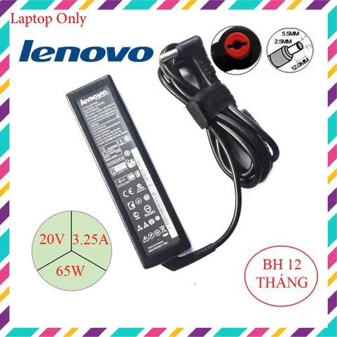 🔝 Sac laptop Lenovo Zin  20V - 3.25A - 65W chính hãng chân thường