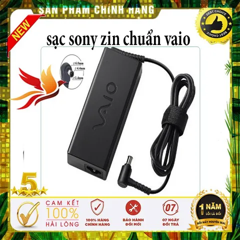 Sạc laptop SONY 19.5V 4.7A / 3.9A ZiN CHÍNH HÃNG CAO CẤP - sạc sony vaio - sạc sony PHỤ KIỆN LAPTOP