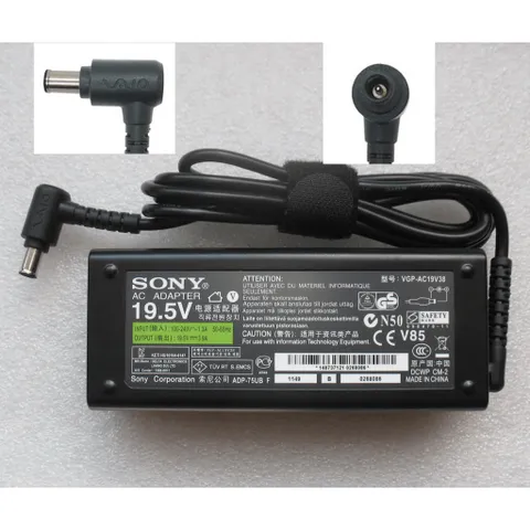 Sạc laptop SONY 19.5V 4.7A / 3.9A ZiN CHÍNH HÃNG CAO CẤP - sạc sony vaio - sạc sony PHỤ KIỆN LAPTOP