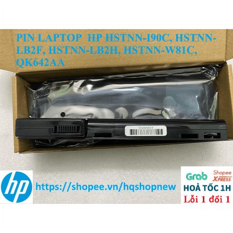 Pin Laptop HP Chính Hãng 6 Cell HSTNN-I90C, HSTNN-LB2F, HSTNN-LB2H, HSTNN-W81C, QK642AA - Đen, Bảo Hành Nhanh Chóng