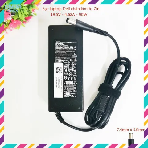 🔝 Sac laptop Dell Zin 19.5V - 4.62A - 90W chân kim to, adapter laptop dell