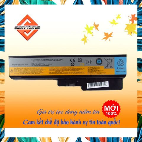 Pin Thay Thế Laptop Lenovo G450 B460 V460 Z360 G430 G360 G530 G455 550 - Dung Lượng 5200mAh, Hàng Nhập Khẩu Chính Hãng