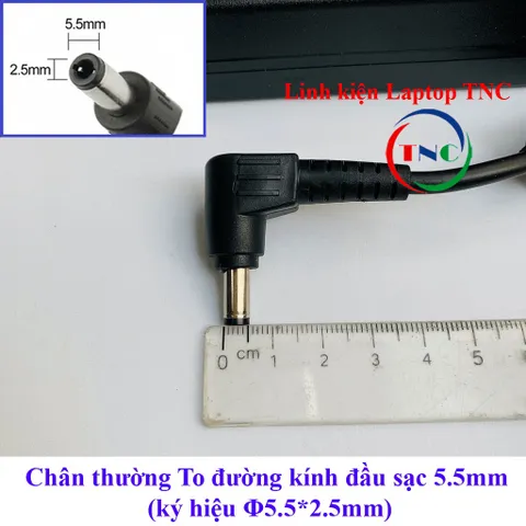 [Sạc Zin] Sạc Laptop Asus 19V - 4.74A (90W) chân To ký hiệu đầu sạc Φ5.5*2.5mm Asus K43s, K53s, K53sd, K53sv, K45, K55 P