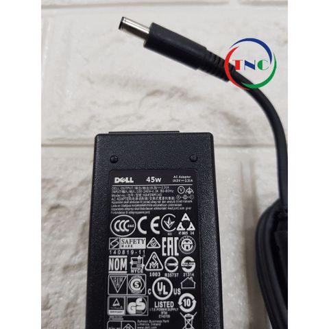 Sạc Laptop Dell 19.5V 2.31A (45W) chân kim nhỏ 4.5mm x 3.0mm - Dây Nguồn Kèm Theo, Bảo Hành 12 Tháng, Sản Phẩm Chất Lượng
